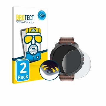 Face avant d’un emballage produit avec le logo de la marque BROTECT. À côté, l’appareil Polar Grit X2 Pro Titan est représenté