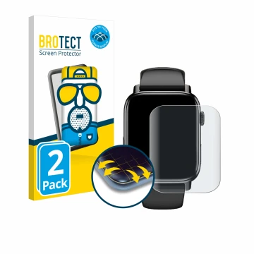 Face avant d’un emballage produit avec le logo de la marque BROTECT. À côté, l’appareil Naixues G59 1.83