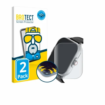 Face avant d’un emballage produit avec le logo de la marque BROTECT. À côté, l’appareil YYKY E02 2.01