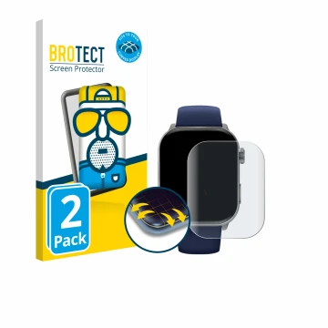 Face avant d’un emballage produit avec le logo de la marque BROTECT. À côté, l’appareil Gard Pro Health Smartwatch 3 (41 mm) e