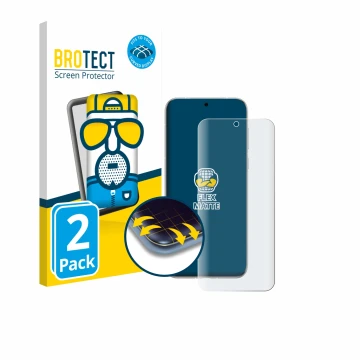 Face avant d’un emballage produit avec le logo de la marque BROTECT. À côté, l’appareil Huawei Pura 80 Ultra est représenté av