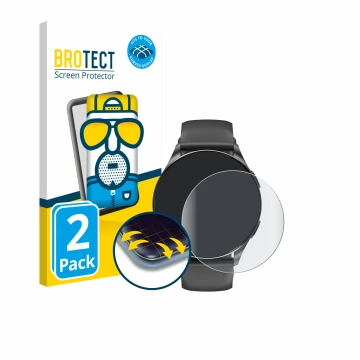 Face avant d’un emballage produit avec le logo de la marque BROTECT. À côté, l’appareil Iowodo W40 1.43