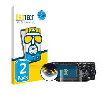 Face avant d’un emballage produit avec le logo de la marque BROTECT. À côté, l’appareil Yaesu FTX-1 est représenté avec la pro