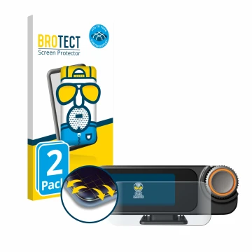 Face avant d’un emballage produit avec le logo de la marque BROTECT. À côté, l’appareil DJI Mic 3 (Receiver) est représenté av