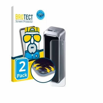 Face avant d’un emballage produit avec le logo de la marque BROTECT. À côté, l’appareil Anker Prime 220 W est représenté avec 
