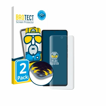 Face avant d’un emballage produit avec le logo de la marque BROTECT. À côté, l’appareil Gigaset GS6 Pro est représenté avec la