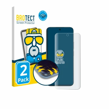 Face avant d’un emballage produit avec le logo de la marque BROTECT. À côté, l’appareil realme C85 est représenté avec la prot