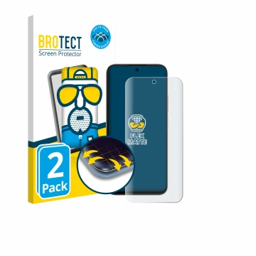 Face avant d’un emballage produit avec le logo de la marque BROTECT. À côté, l’appareil Oppo A6t 4G est représenté avec la pro