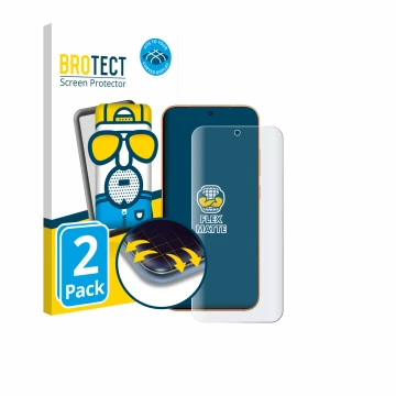 Face avant d’un emballage produit avec le logo de la marque BROTECT. À côté, l’appareil Honor Magic 8 Pro Lite est représenté 