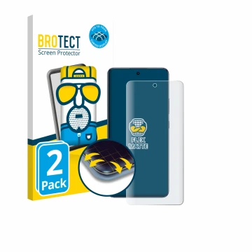 Face avant d’un emballage produit avec le logo de la marque BROTECT. À côté, l’appareil Oppo A6 Max est représenté avec la pro