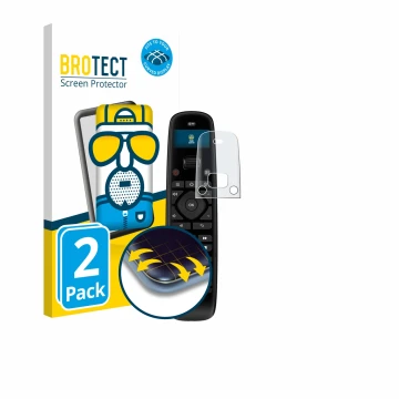 Face avant d’un emballage produit avec le logo de la marque BROTECT. À côté, l’appareil Sofabaton U2 est représenté avec la pr