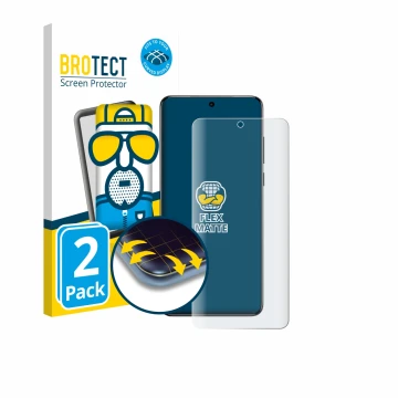 Face avant d’un emballage produit avec le logo de la marque BROTECT. À côté, l’appareil Vivo X200 Ultra est représenté avec la