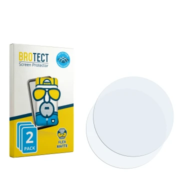 Face avant d’un emballage produit avec le logo de la marque BROTECT. À côté se trouve la protection d’écran correspondante.