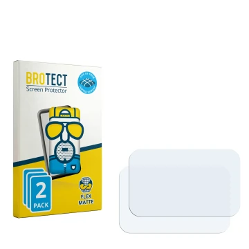 Face avant d’un emballage produit avec le logo de la marque BROTECT. À côté se trouve la protection d’écran correspondante.