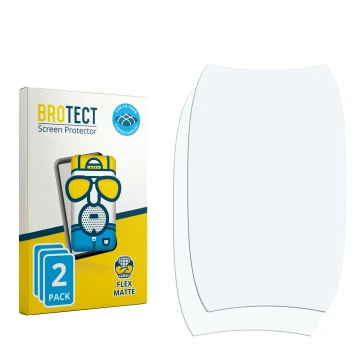 Face avant d’un emballage produit avec le logo de la marque BROTECT. À côté se trouve la protection d’écran correspondante.