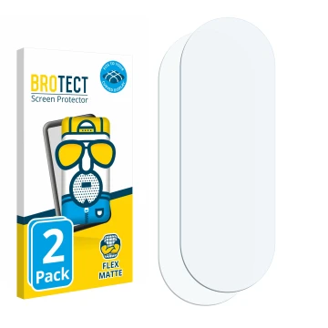 Face avant d’un emballage produit avec le logo de la marque BROTECT. À côté se trouve la protection d’écran correspondante.