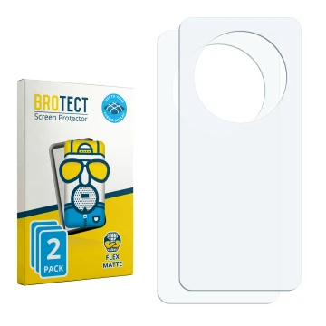Face avant d’un emballage produit avec le logo de la marque BROTECT. À côté se trouve la protection d’écran correspondante.