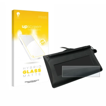 Face avant d’un emballage produit avec le logo de la marque upscreen. À côté, l’appareil Topaz T-LBK460-HSB-R est représenté a