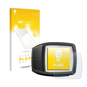 Face avant d’un emballage produit avec le logo de la marque upscreen. À côté, l’appareil Bosch Purion est représenté avec la p