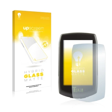 Face avant d’un emballage produit avec le logo de la marque upscreen. À côté, l’appareil A-Rival Teasi One4 est représenté ave