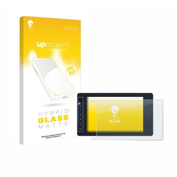 Face avant d’un emballage produit avec le logo de la marque upscreen. À côté, l’appareil SmallHD 703 Bolt Wireless Monitor est