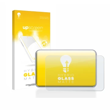 Face avant d’un emballage produit avec le logo de la marque upscreen. À côté, l’appareil Tandem diabetes care t:slim X2 Insuli