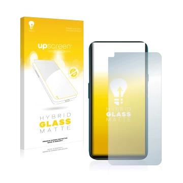 Face avant d’un emballage produit avec le logo de la marque upscreen. À côté, l’appareil Cubot X30 est représenté avec la prot
