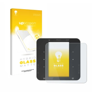 Face avant d’un emballage produit avec le logo de la marque upscreen. À côté, l’appareil ISDT P30 est représenté avec la prote