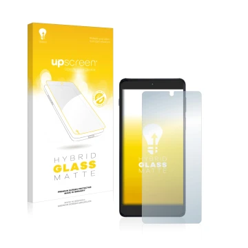 Face avant d’un emballage produit avec le logo de la marque upscreen. À côté, l’appareil Motorola Edge 20 Pro est représenté a