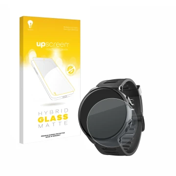 Face avant d’un emballage produit avec le logo de la marque upscreen. À côté, l’appareil Kiprun 500 est représenté avec la pro