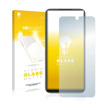 Face avant d’un emballage produit avec le logo de la marque upscreen. À côté, l’appareil Xiaomi Redmi Note 11 4G est représent