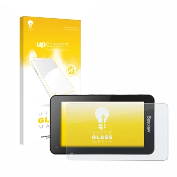 Face avant d’un emballage produit avec le logo de la marque upscreen. À côté, l’appareil Desview R6 UHB 5.5