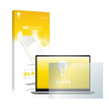 Face avant d’un emballage produit avec le logo de la marque upscreen. À côté, l’appareil Dell Inspiron 14 7420 2-in-1 est repr