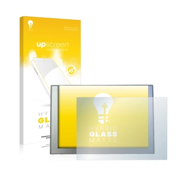Face avant d’un emballage produit avec le logo de la marque upscreen. À côté, l’appareil Siemens TP 900 Comfort INOX est repré