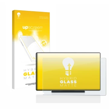 Face avant d’un emballage produit avec le logo de la marque upscreen. À côté, l’appareil Carpuride W901 9