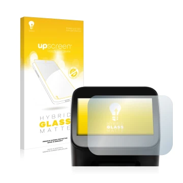 Face avant d’un emballage produit avec le logo de la marque upscreen. À côté, l’appareil Shaper Origin Gen1 est représenté ave