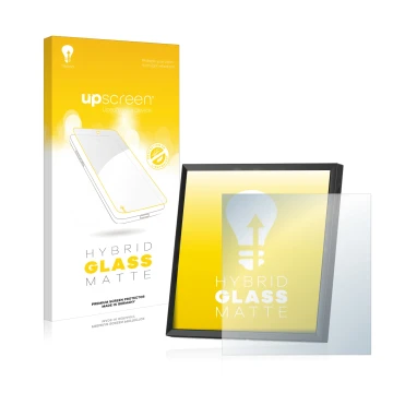 Face avant d’un emballage produit avec le logo de la marque upscreen. À côté, l’appareil Divoom Pixoo-64 est représenté avec l