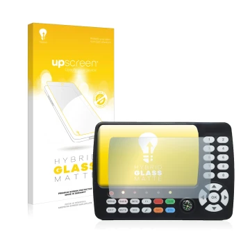 Face avant d’un emballage produit avec le logo de la marque upscreen. À côté, l’appareil Satlink ST-5150 DVB-S/S2/T/T2/C est r