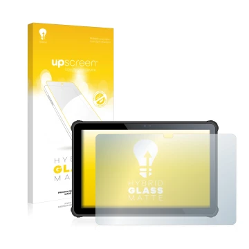 Face avant d’un emballage produit avec le logo de la marque upscreen. À côté, l’appareil Oukitel RT2 est représenté avec la pr