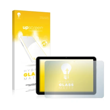 Face avant d’un emballage produit avec le logo de la marque upscreen. À côté, l’appareil Peaq PET 1008 est représenté avec la 