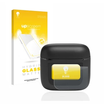 Face avant d’un emballage produit avec le logo de la marque upscreen. À côté, l’appareil JBL Tour Pro 2 est représenté avec la