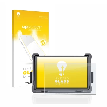 Face avant d’un emballage produit avec le logo de la marque upscreen. À côté, l’appareil DJI Transmission High Bright Funkmoni