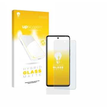Face avant d’un emballage produit avec le logo de la marque upscreen. À côté, l’appareil Tecno Camon 20 Pro 5G est représenté 