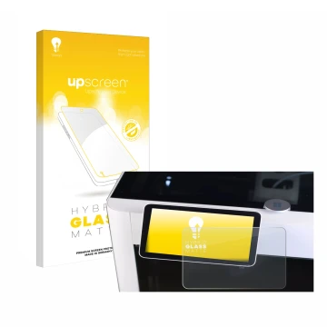 Face avant d’un emballage produit avec le logo de la marque upscreen. À côté, l’appareil Bambu Lab X1-Carbon 3D Printer est re