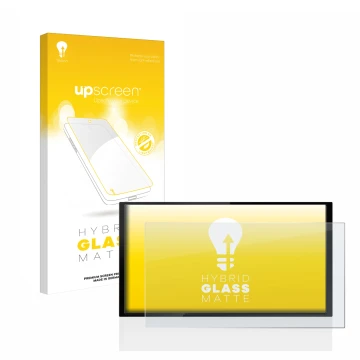 Face avant d’un emballage produit avec le logo de la marque upscreen. À côté, l’appareil Kenwood DMX 7722DABS est représenté a