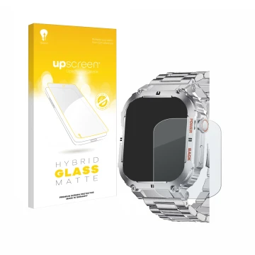 Face avant d’un emballage produit avec le logo de la marque upscreen. À côté, l’appareil LIGE K-57 1.96