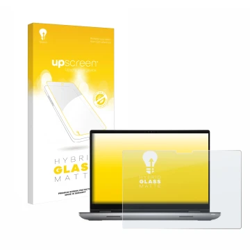 Face avant d’un emballage produit avec le logo de la marque upscreen. À côté, l’appareil Dell Precision 7680 Touch est représe