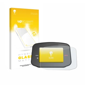 Face avant d’un emballage produit avec le logo de la marque upscreen. À côté, l’appareil PowaKaddy CT8 GPS est représenté avec