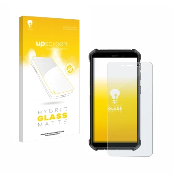 Face avant d’un emballage produit avec le logo de la marque upscreen. À côté, l’appareil Ulefone Armor X12 Pro est représenté 