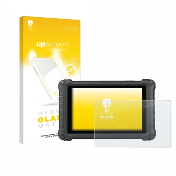 Face avant d’un emballage produit avec le logo de la marque upscreen. À côté, l’appareil Autel MX900c est représenté avec la p